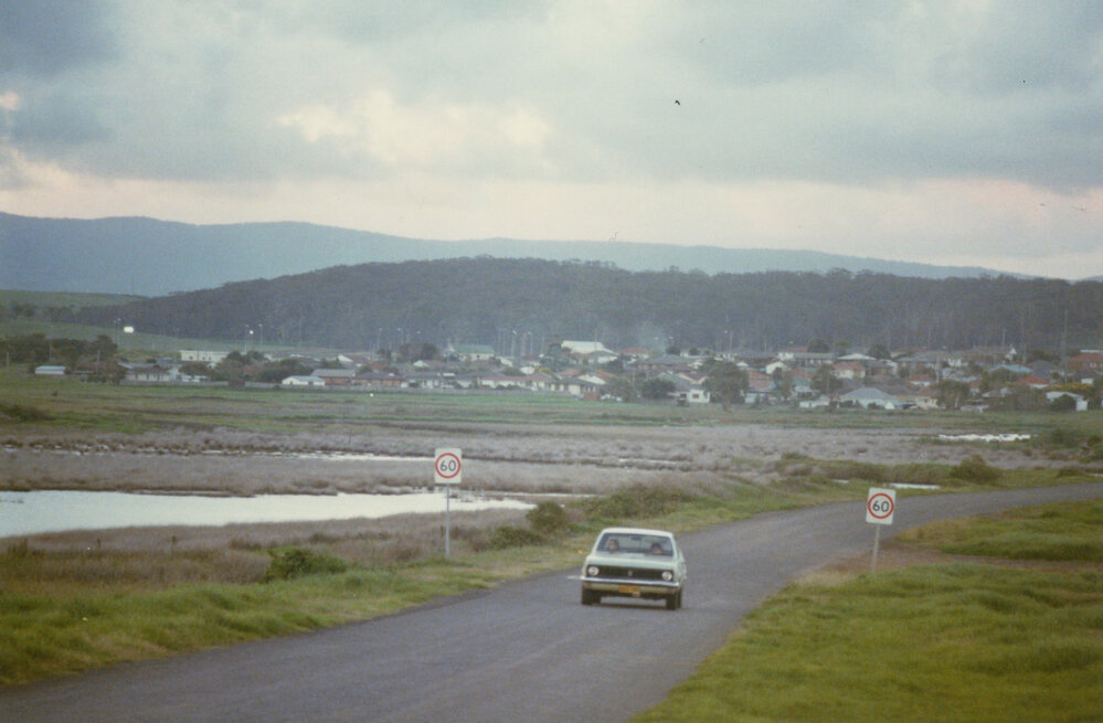 View towards Blackbutt from Boollwarroo Parade, Shellharbour