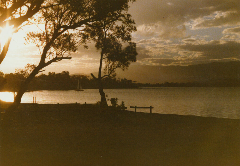 Sunset on Lake Illawarra