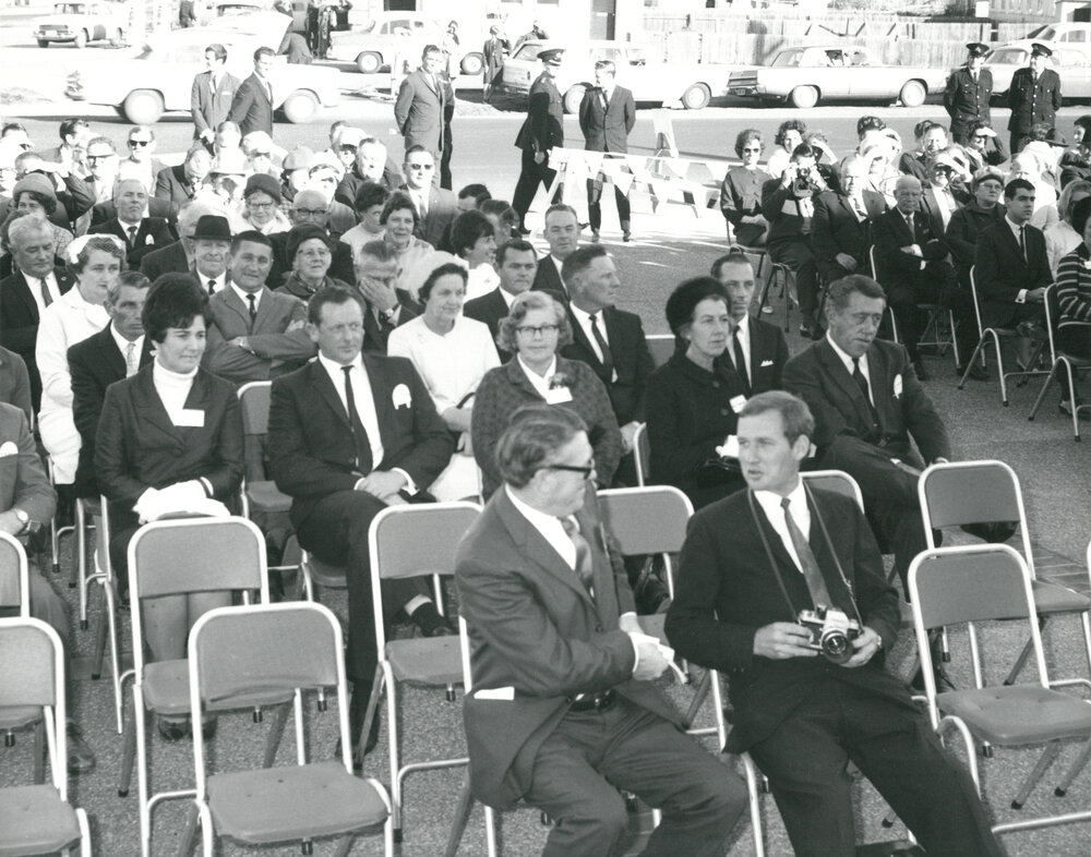 Crowd at the opening of the Council Chambers, Warilla