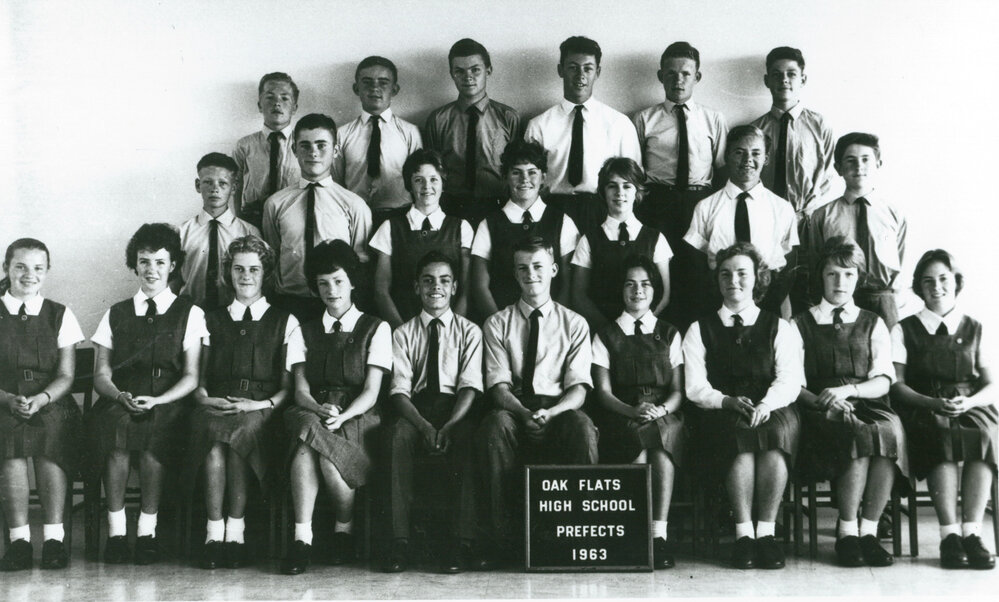 Oak Flats High School Prefects 1963