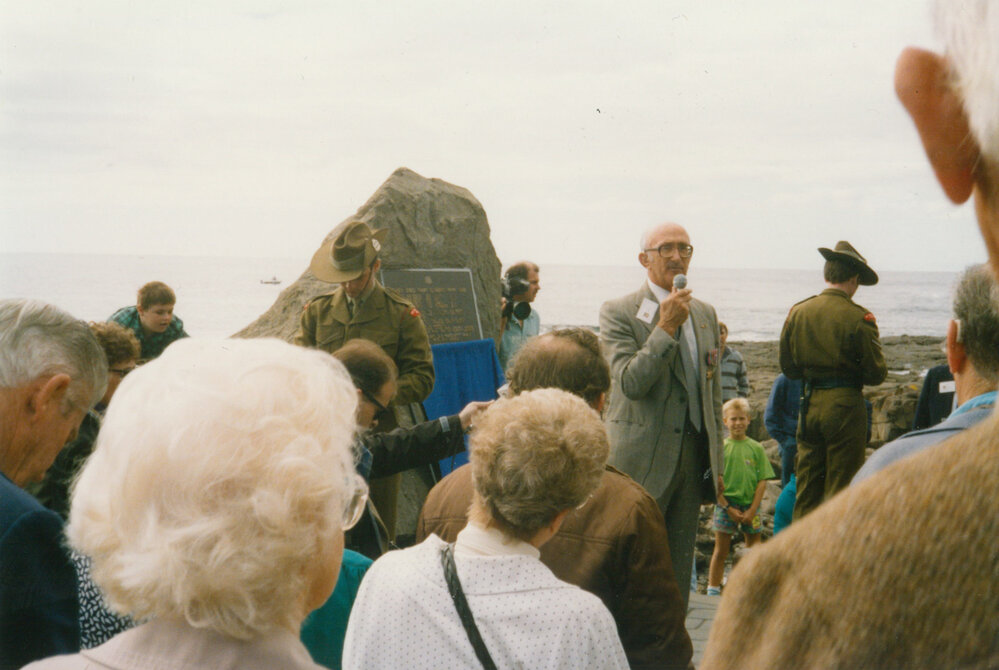 Remembrance service by surviving crew of 'Cities Service Boston'