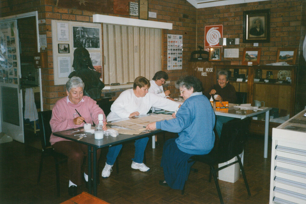 Map restoration at Tongarra Museum 1999
