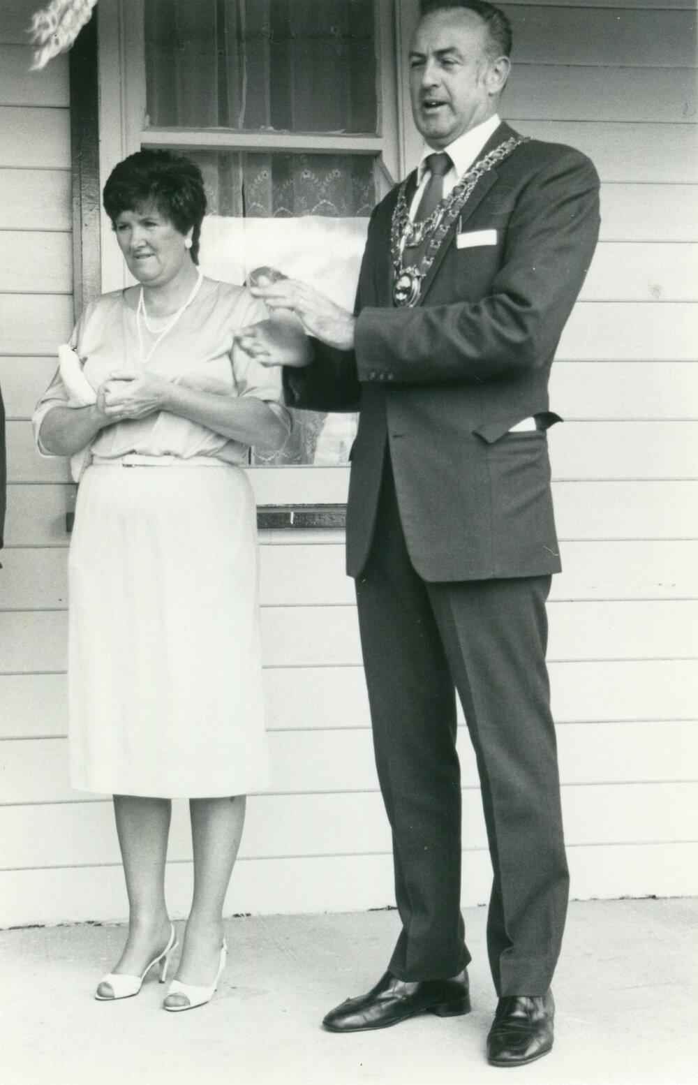 Mayor Bob Harrison and Ald Ann Harrison