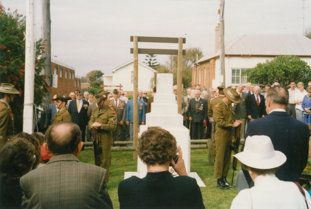 Remembrance service for the wreck of the 'Cities Service Boston' in Caroline Chisholm Park
