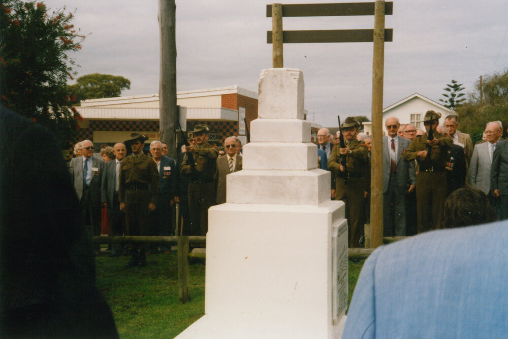 Remembrance service for the wreck of the 'Cities Service Boston' in Caroline Chisholm Park