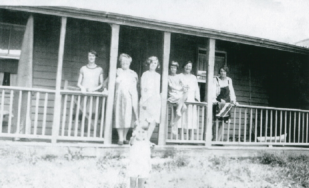 The Clay Family and friends at Wentworth Street, Shellharbour