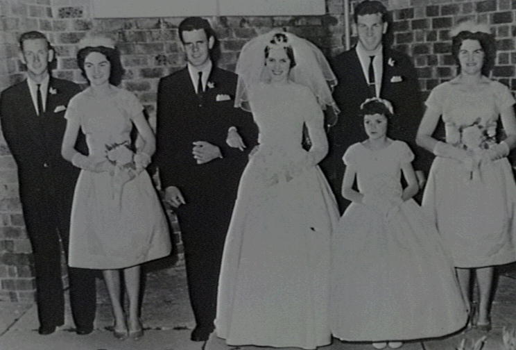 Marriage of Ray Jolliffe and Marjorie Dawes