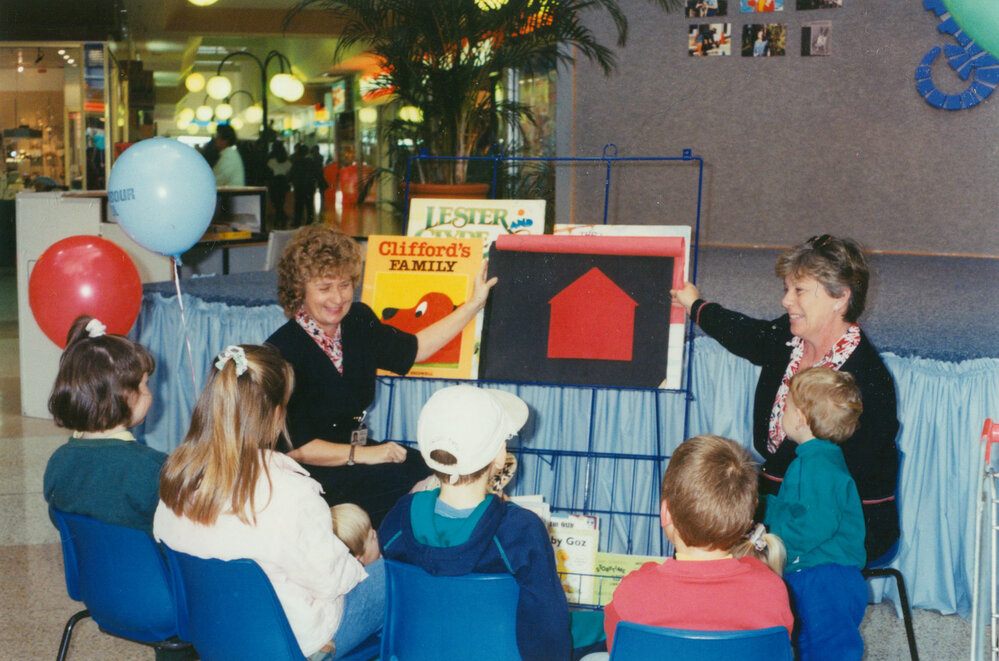 Storytime during Local Government Week at Shellharbour Square