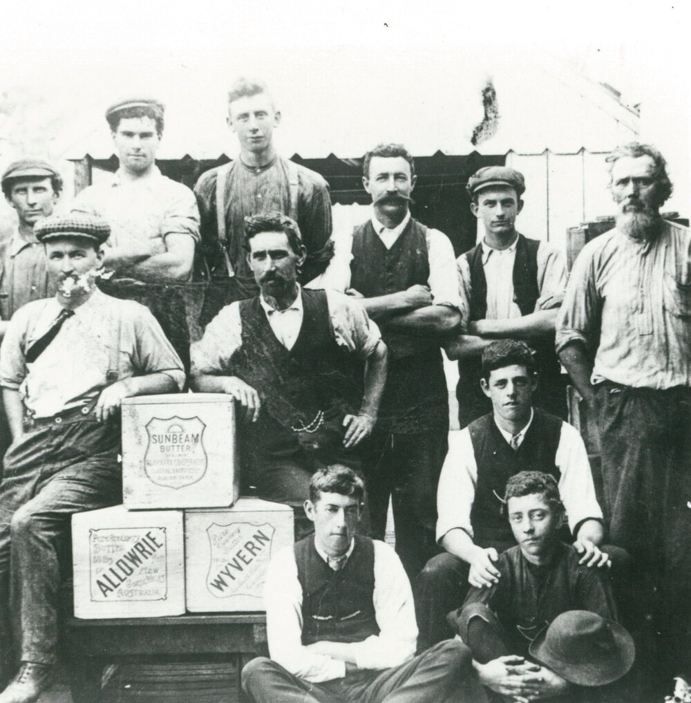 Illawarra Cooperative Central Dairy factory employees 1909
