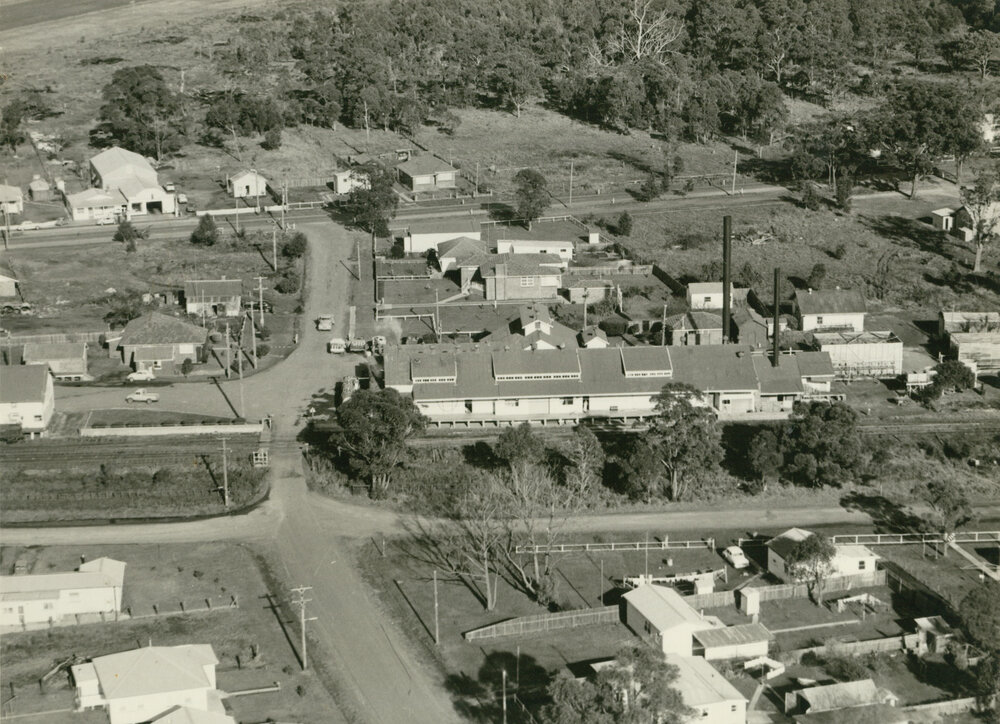 Illawarra Cooperative Central Dairy factory aerial view