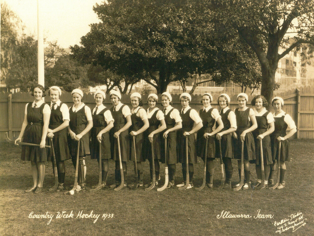 Country Week Hockey  - Illawarra Team 1933