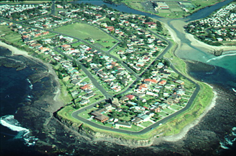Aerial view of Barrack Point