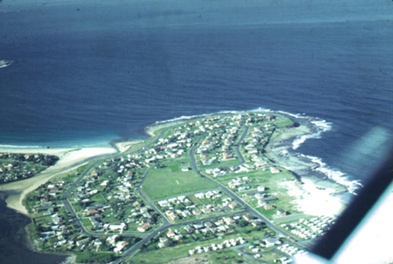 Aerial view of Barrack Point