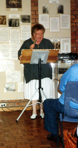 Ald May Hudson at the launch of 'Albion Park Saga'
