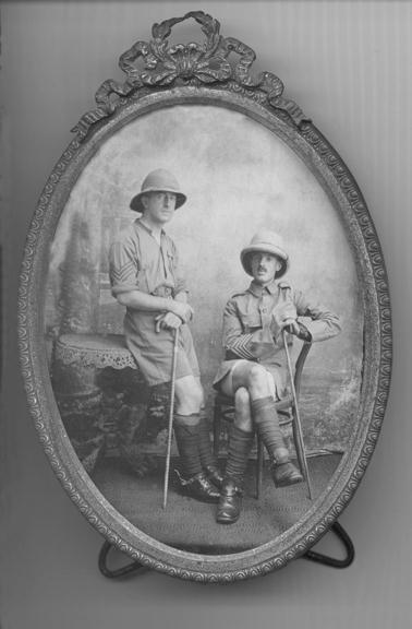 Sgt Charles Vivian Ziems with another unknown sergeant