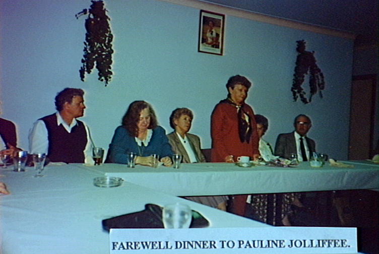 Tongarra Heritage Society farewell dinner to Pauline Jolliffe