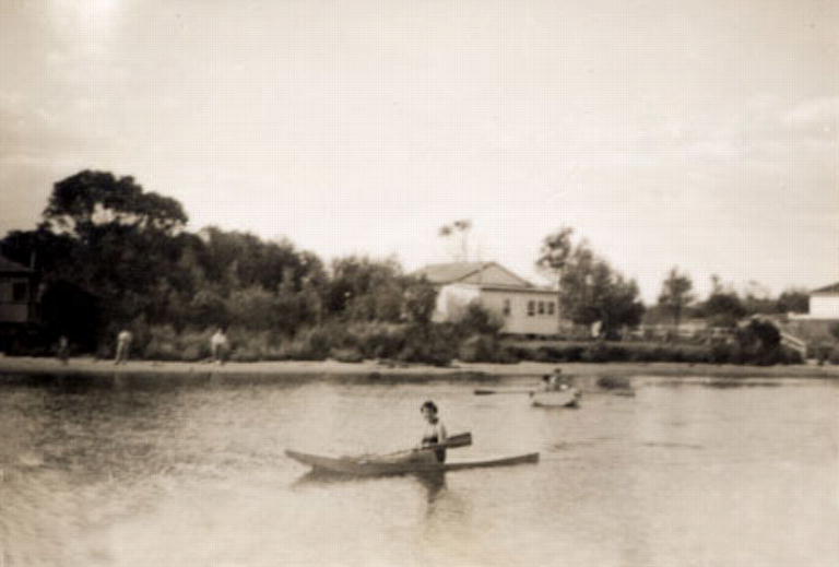 Rowing on Little Lake in the 1950s