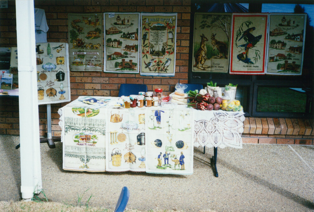 Tongarra Heritage Society stall at Tongarra Museum