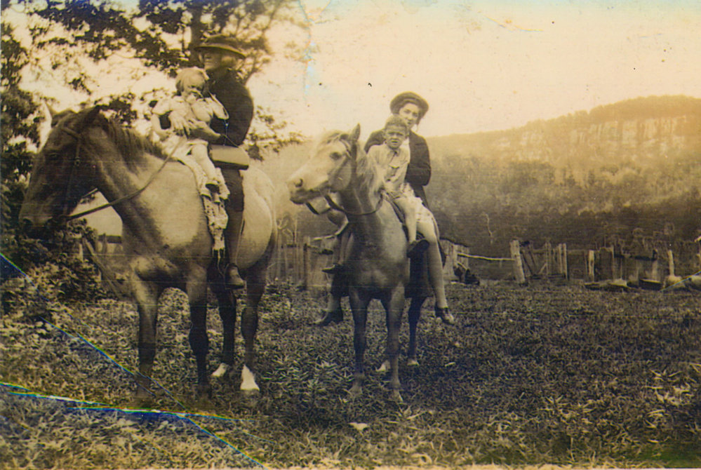 Lily McGill riding with the Foran Family at Green Mountain, Yellow Rock