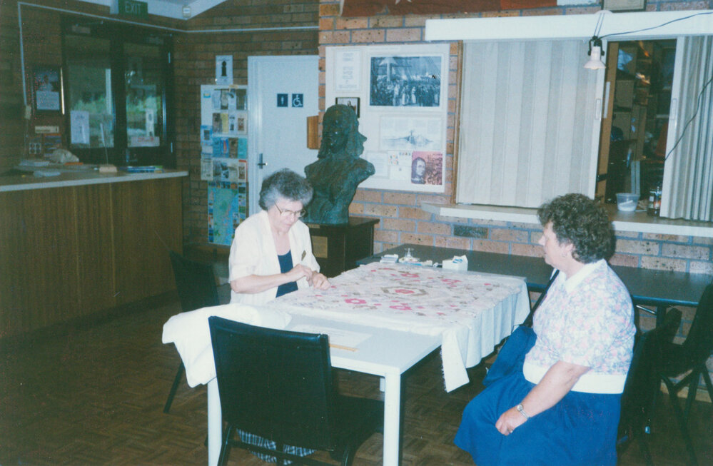 Restoration of the Sarah Thomas quilt at Tongarra Museum