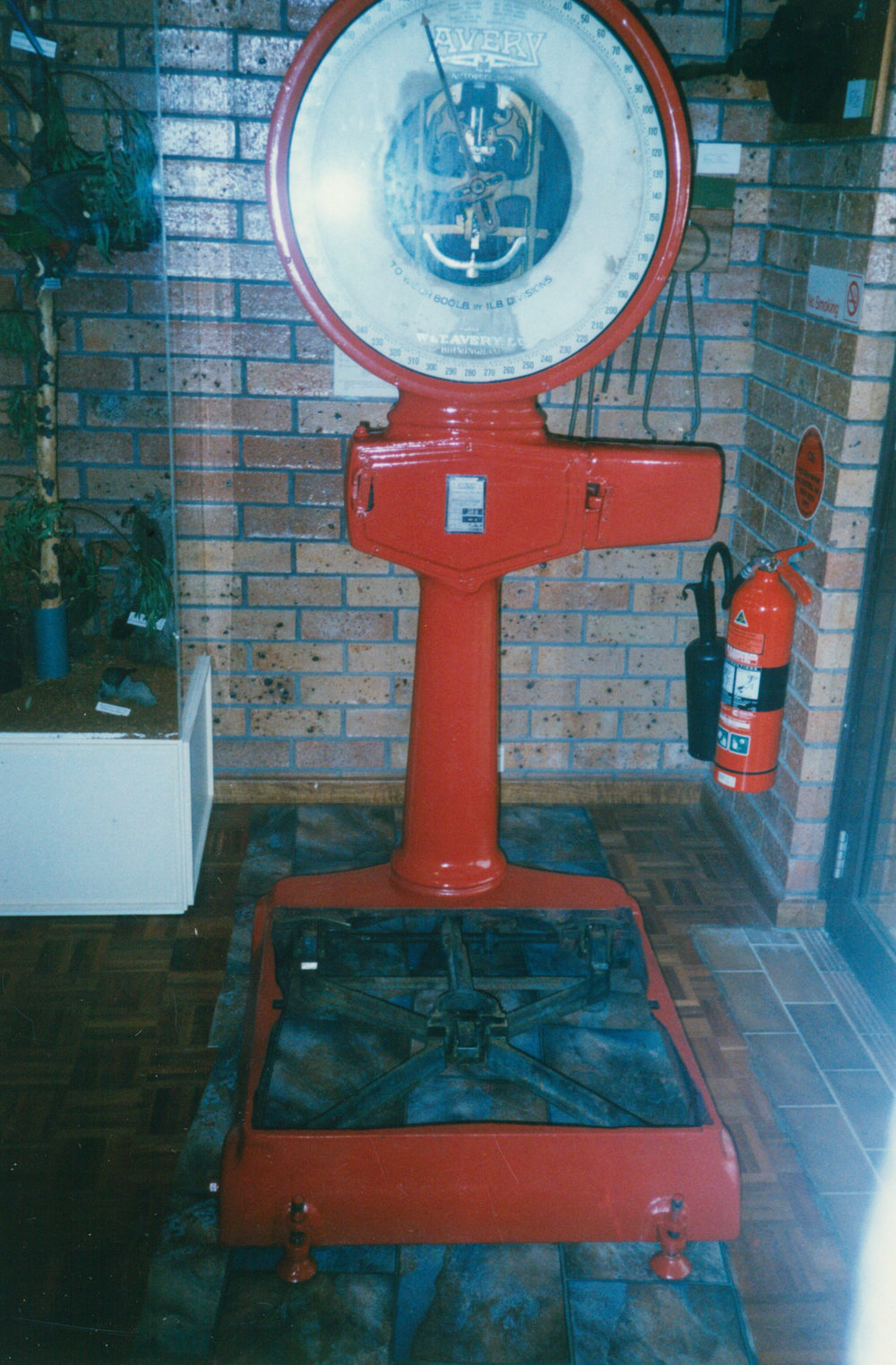 The Illawarra Cooperative Central Dairy Factory Avery Cream Scale display at Tongarra Museum