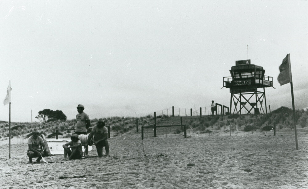 Surf Patrol at Warilla Beach about 1977