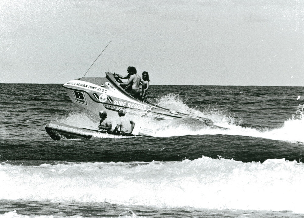Warilla Barrack Point Surf Club's jet rescue boat and IRB