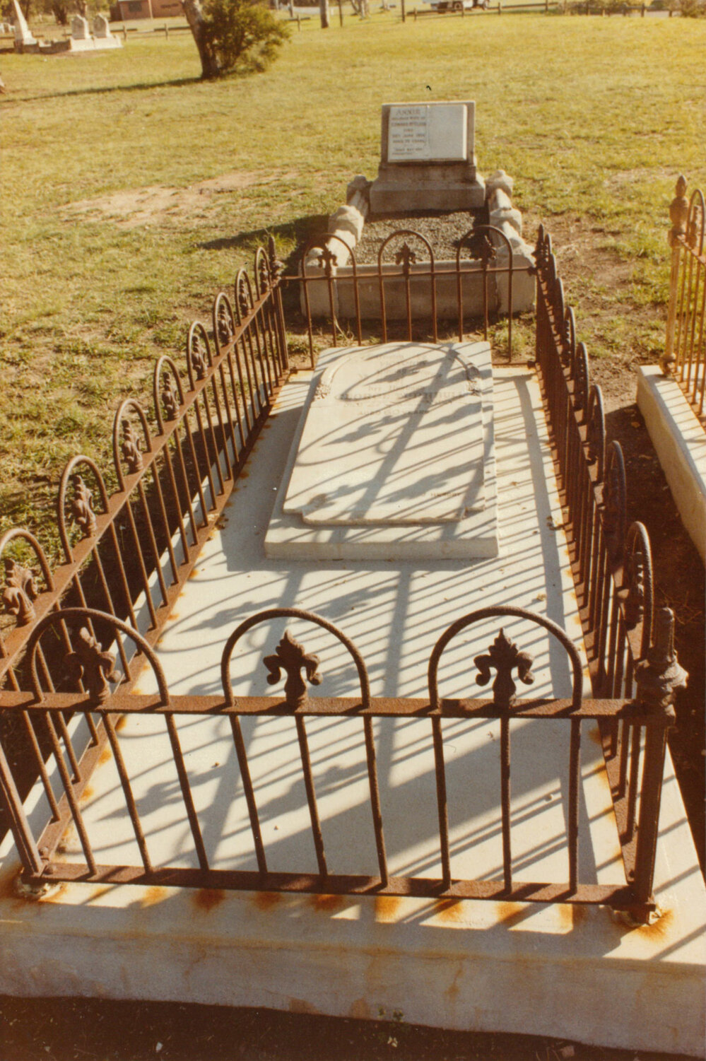 George Turnbull headstone, Albion Park Pioneer Cemetery