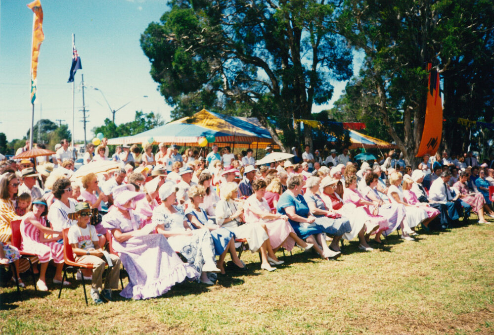 Crowd at the opening of Albion Park Bicentennial Museum 1988