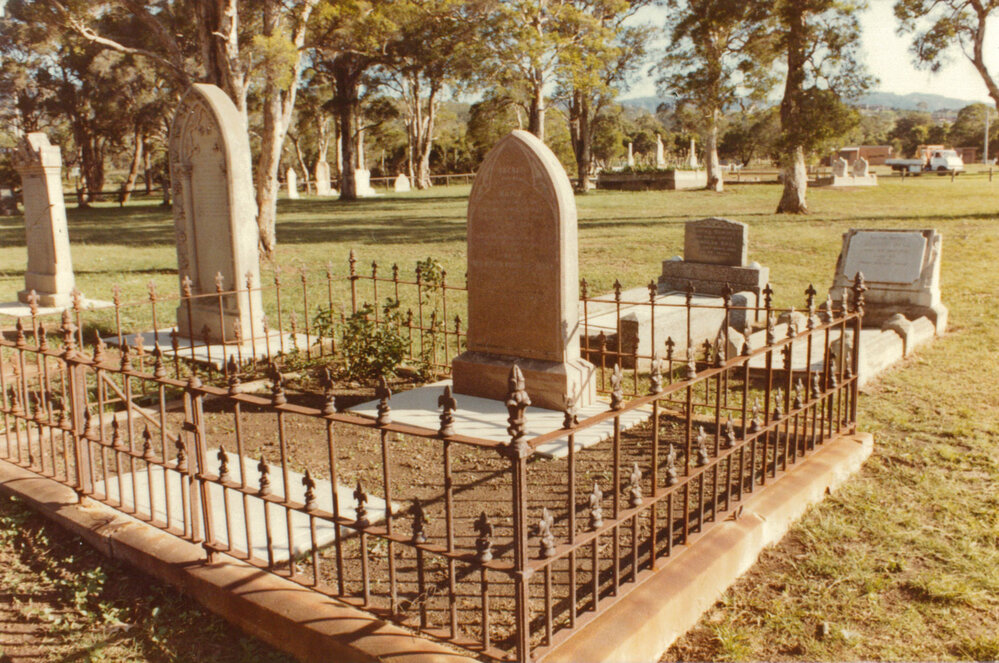 Ball family headstone, Albion Park Pioneer Cemetery