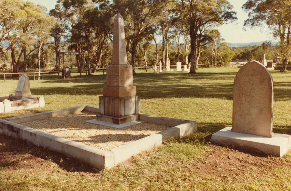 Haddin family headstone, Albion Park Pioneer Cemetery