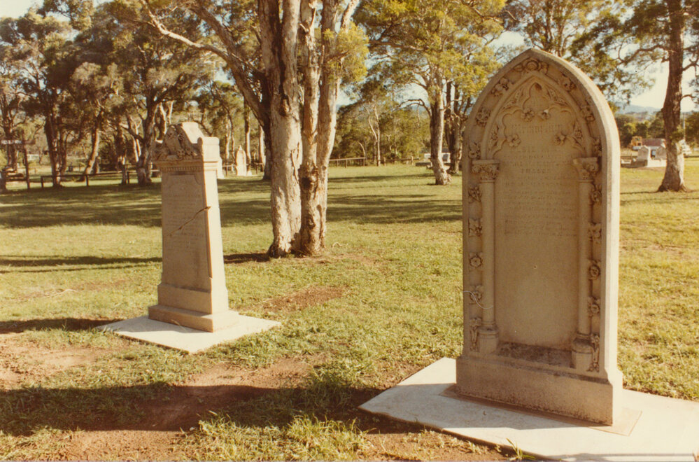 Fraser Family headstones, Albion Park Pioneer Cemetery
