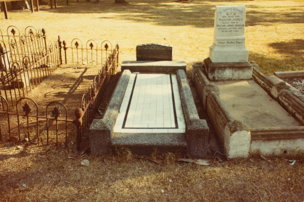 Johnson Family headstones, Albion Park Pioneer Cemetery