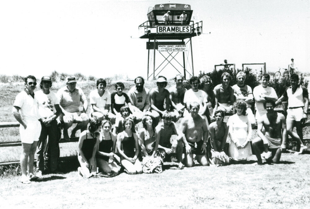 Warilla Barrack Point Surf Club members 1983