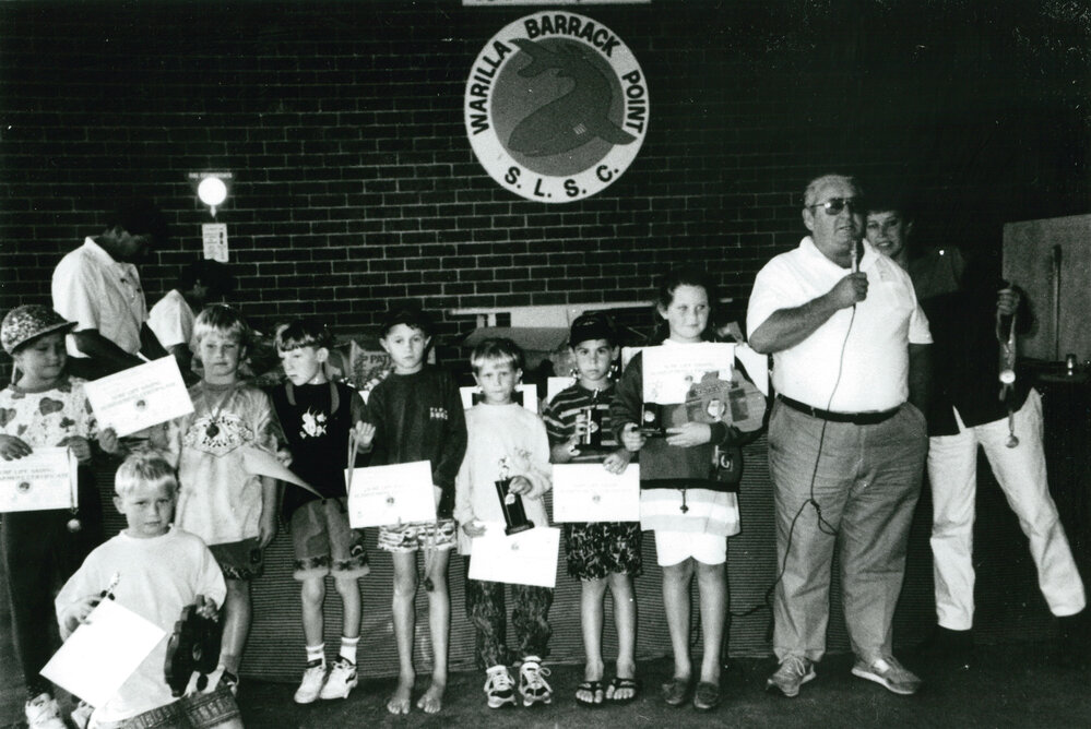 Warilla Barrack Point Surf Club presentation to the 'Nippers'