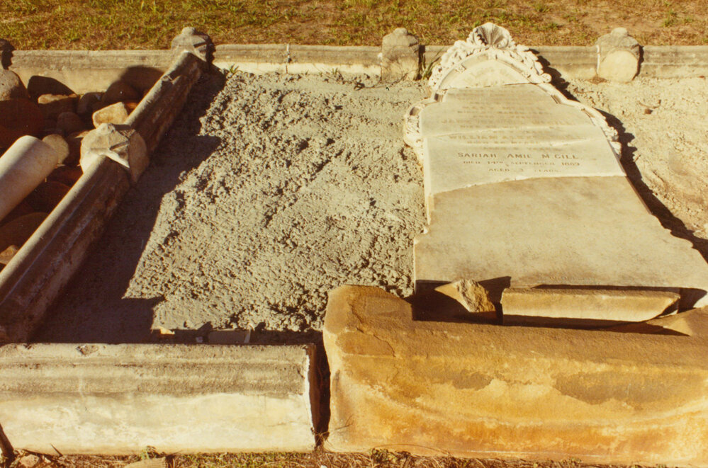 McGill Family headstone, Albion Park Pioneer Cemetery