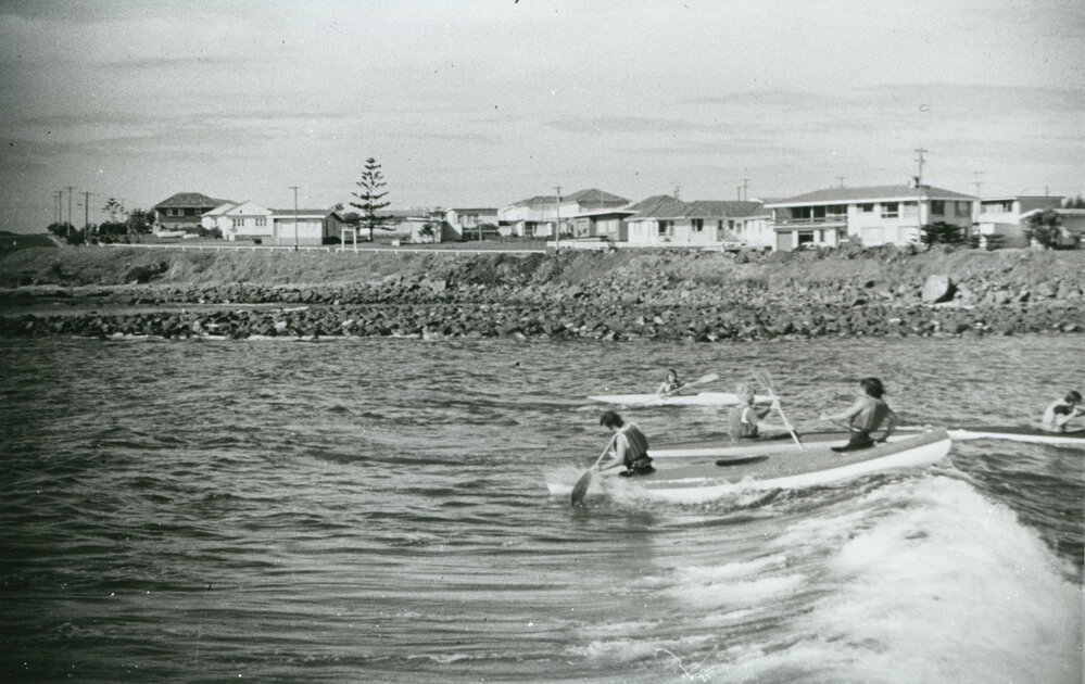 Illawarra Canoe Club members at Barrack Point