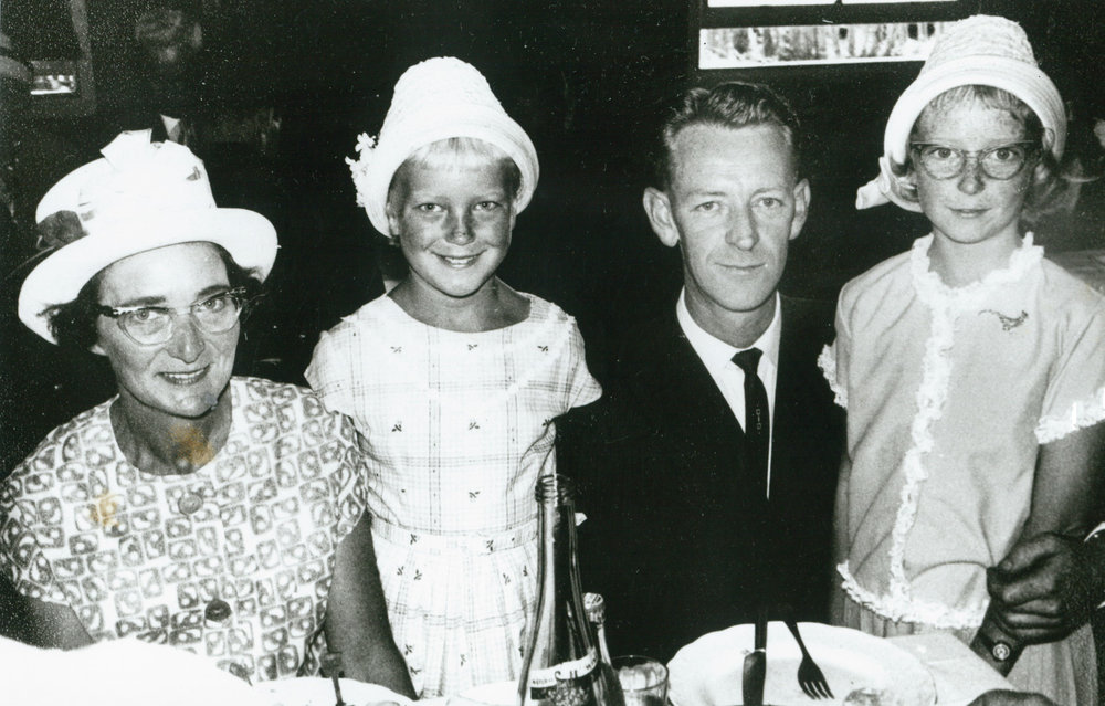 The Whitfield family in the 1960s