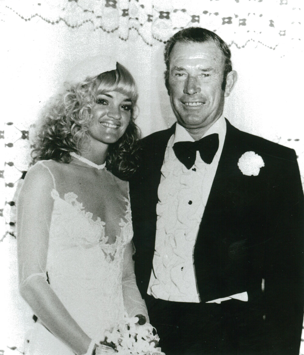 Joanne Costello and her father, Bernard 'Spud' Costello