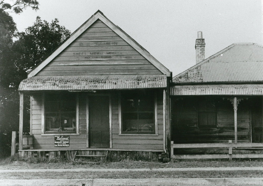Henry William Parkinson's Plumbing and Tinsmith shop, Albion Park