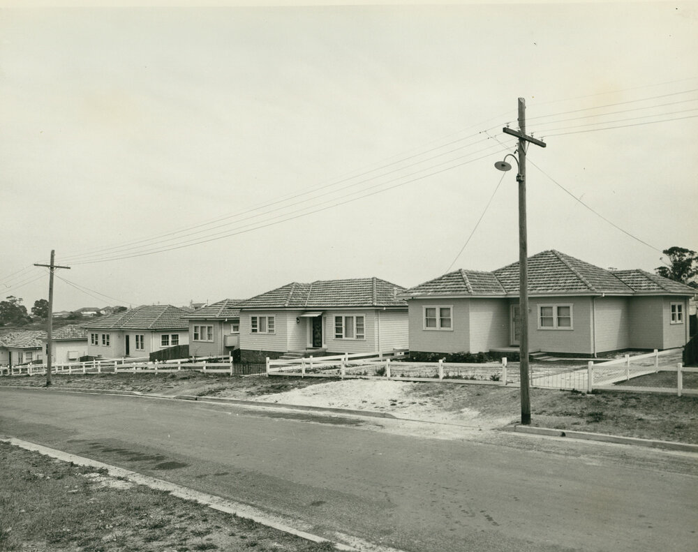 Housing development in the 1950s