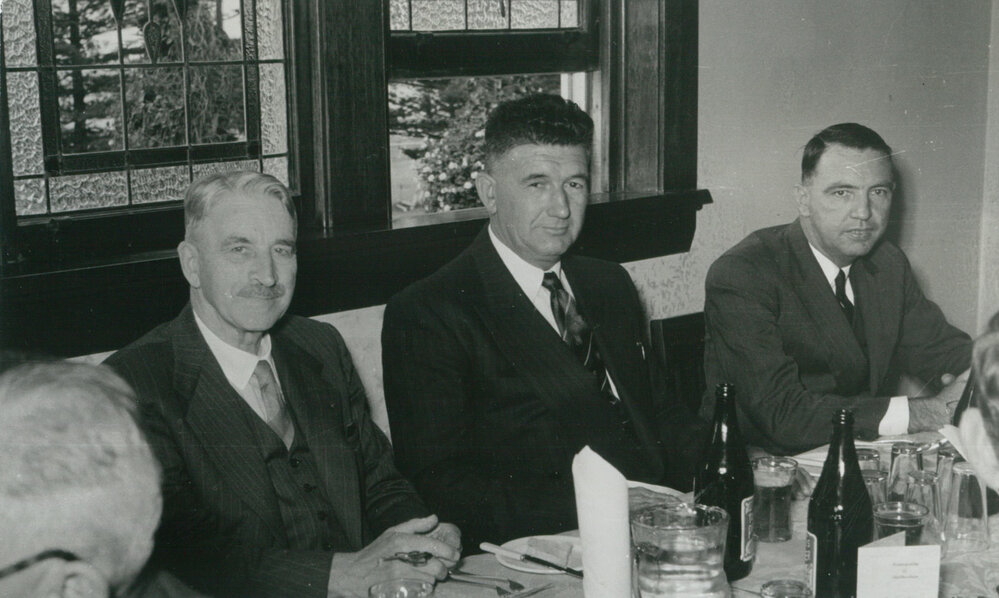 Dr TH Upton, Mayor Keith Grey &amp; The Hon JB Renshaw