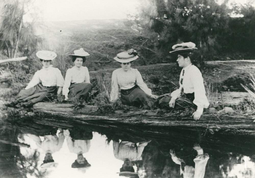 The Dunster girls at Macquarie Rivulet