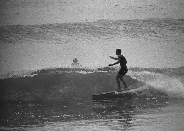 E Hockey surfing at Warilla Beach 1966