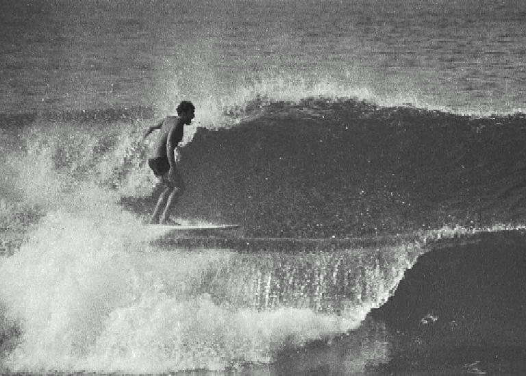 Fred McMahon surfing at Warilla Beach 1964