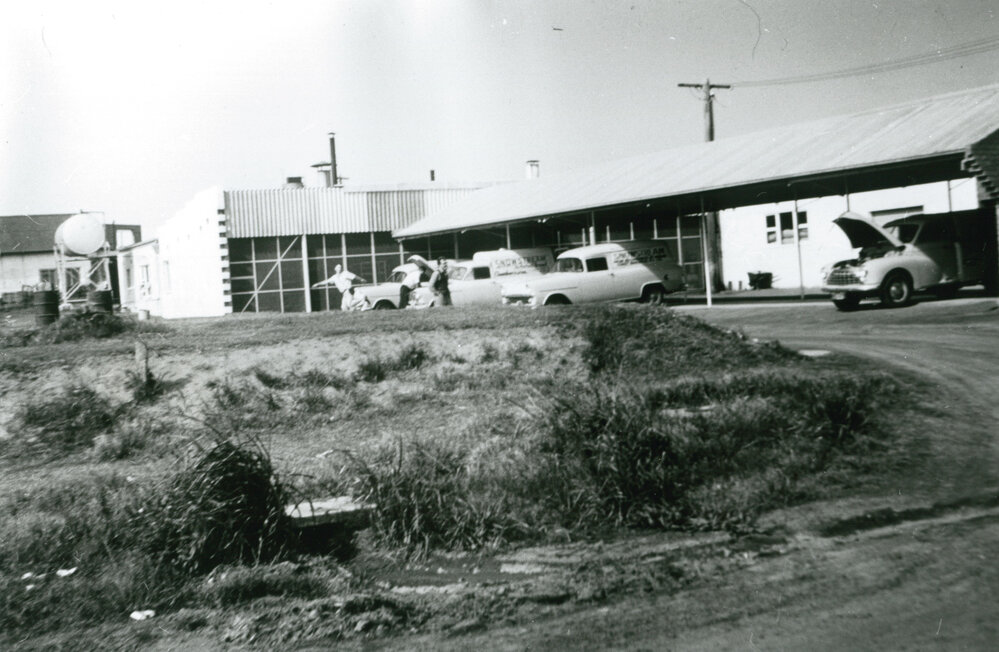 Chambers Bakery dock in the 1960s