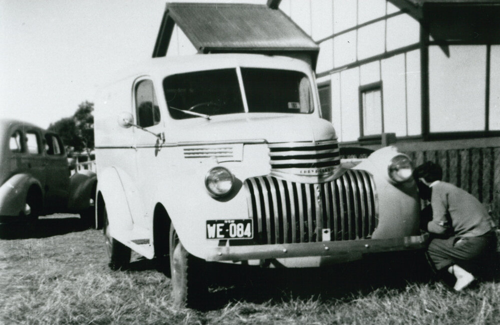 Chambers Bros Bakery Chevrolet delivery van