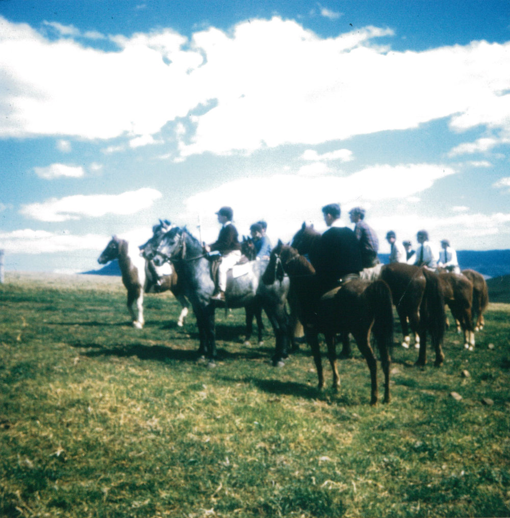 Stoney Range Pony Club members at Peter McGlinchey&rsquo;s property