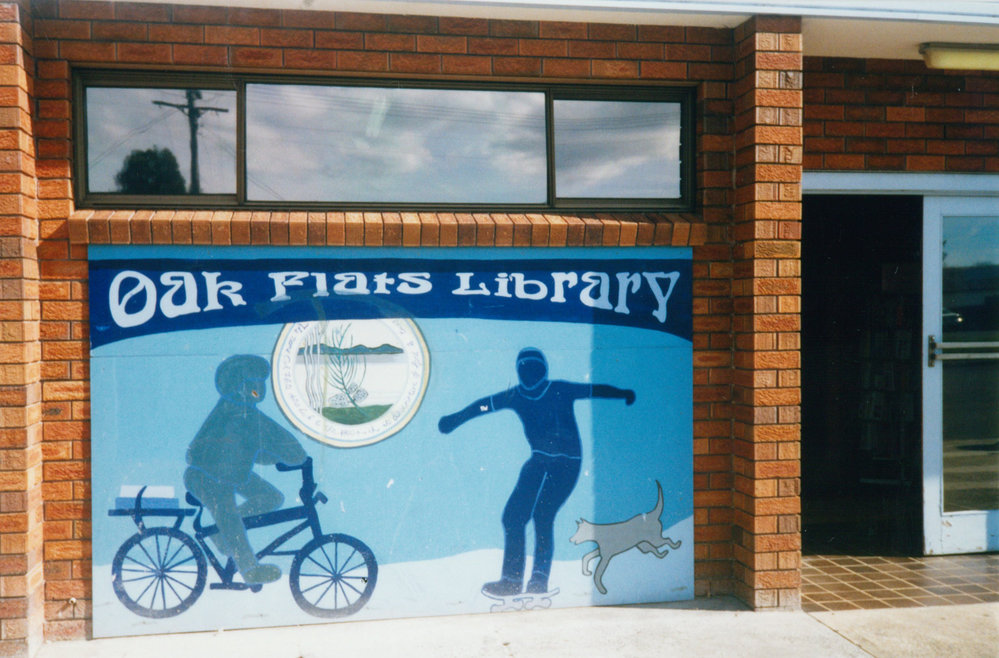 Mural at Oak Flats Library