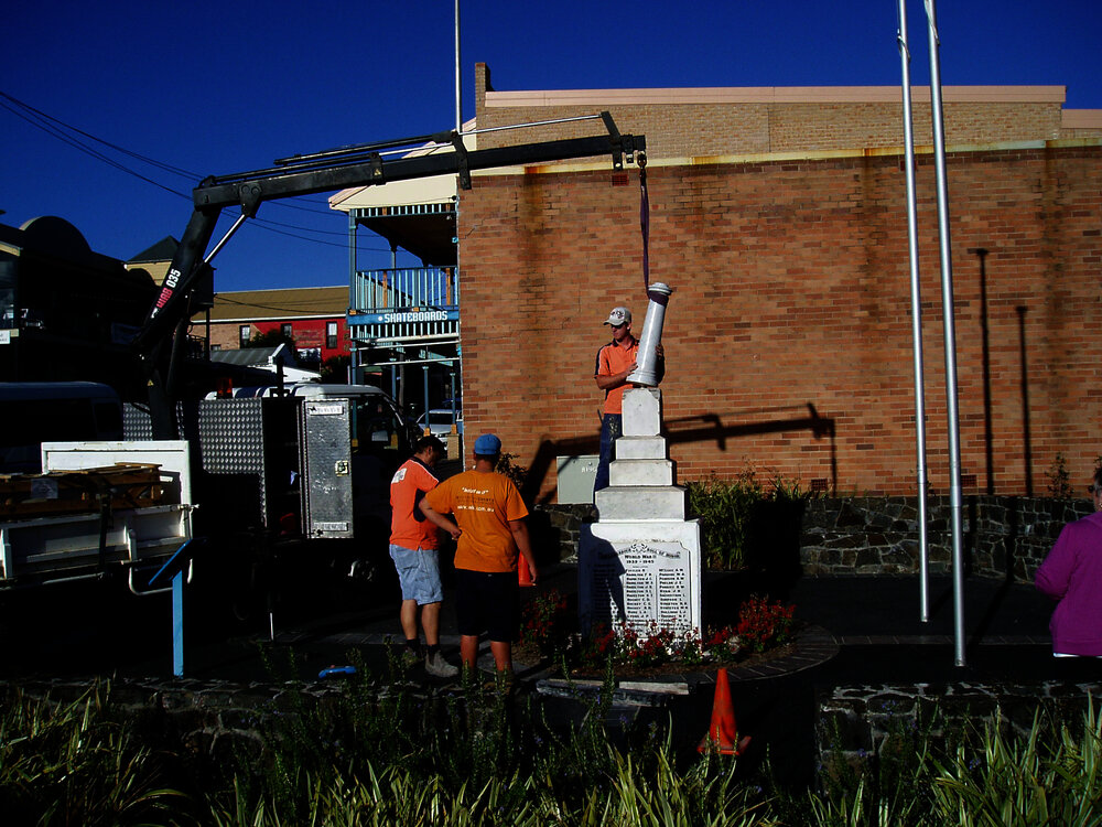 Restoration of the Shellharbour War Memorial